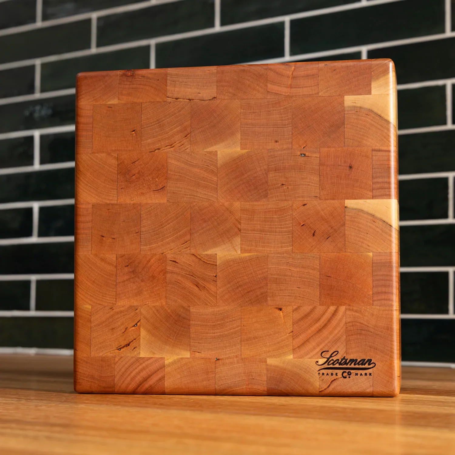 Cherry End Grain Square Butcher Block - Image 10