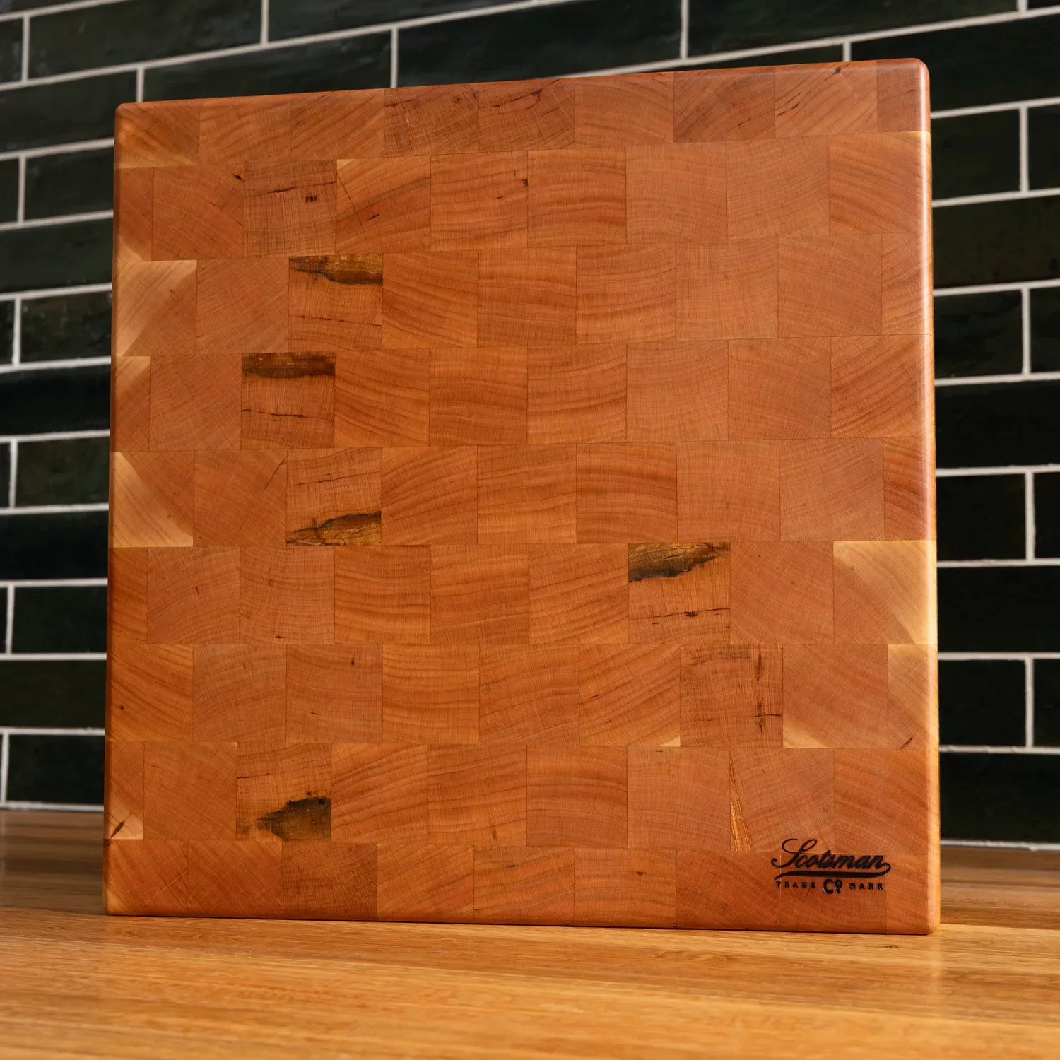 Cherry End Grain Square Butcher Block - Image 14