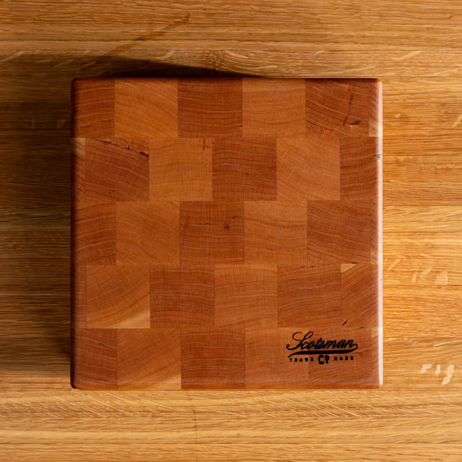 Cherry End Grain Square Butcher Block - Image 6