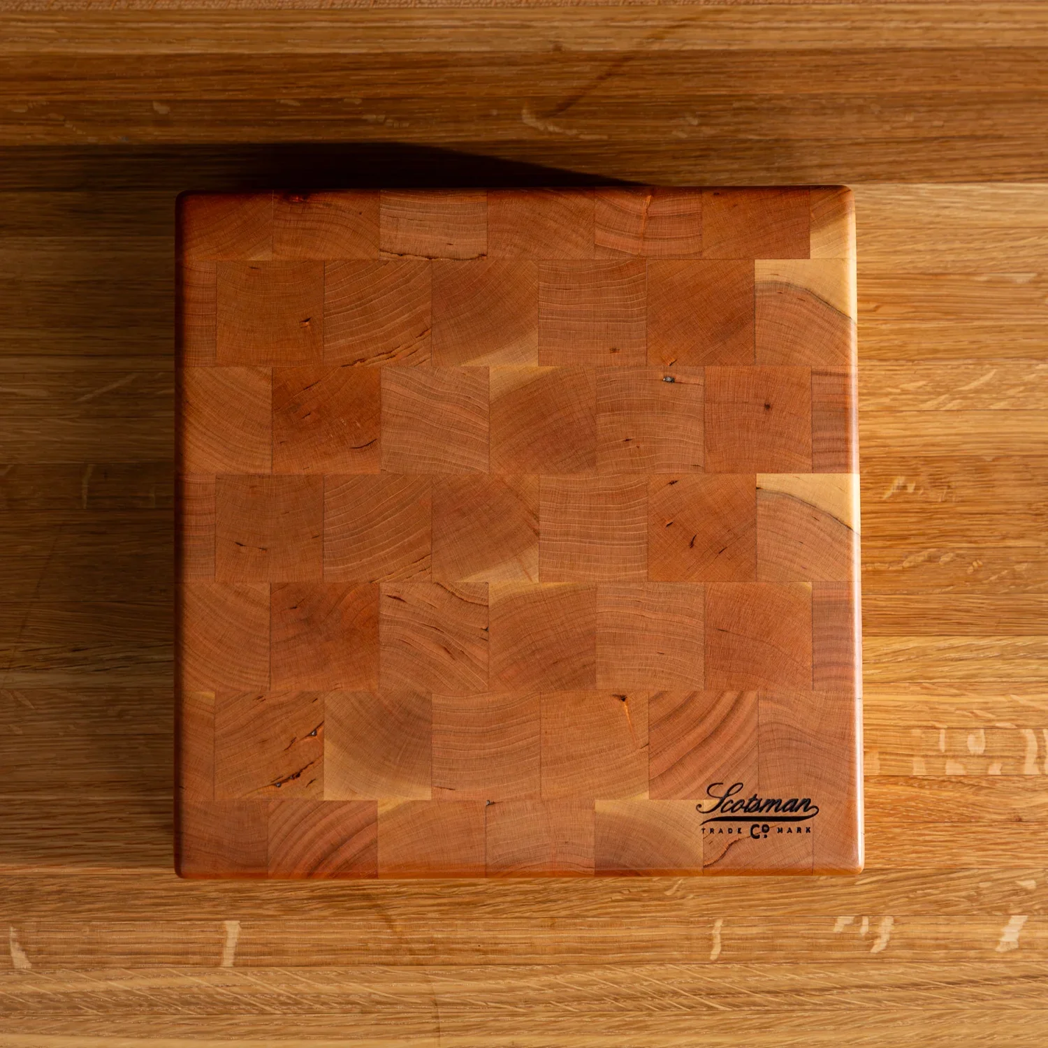 Cherry End Grain Square Butcher Block - Image 7