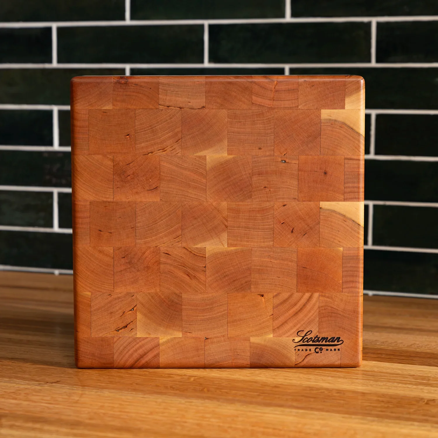 Cherry End Grain Square Butcher Block - Image 8