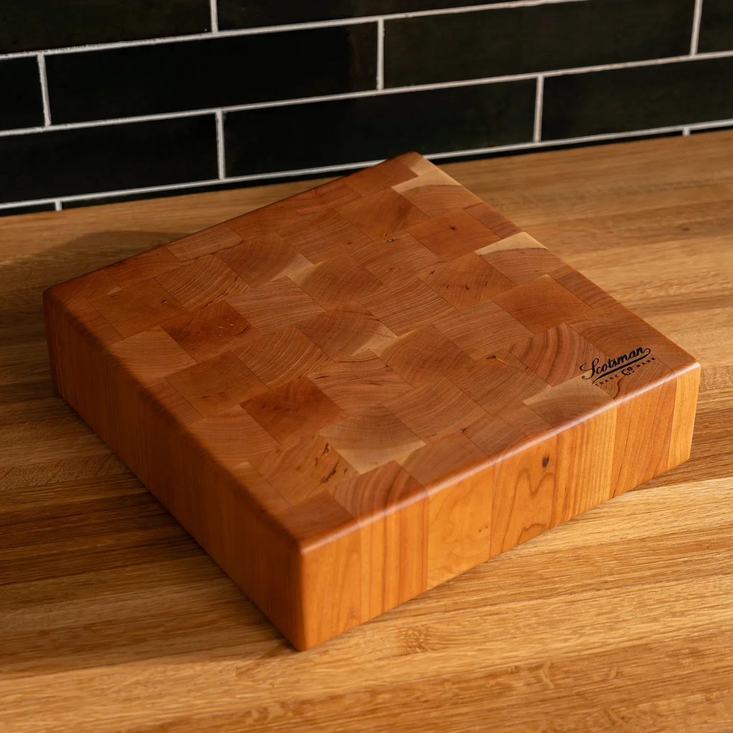 Cherry End Grain Square Butcher Block - Image 9