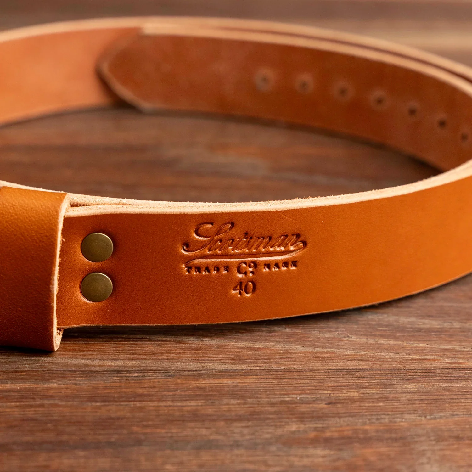 Scotsman Leather Handmade Belt - Image 3